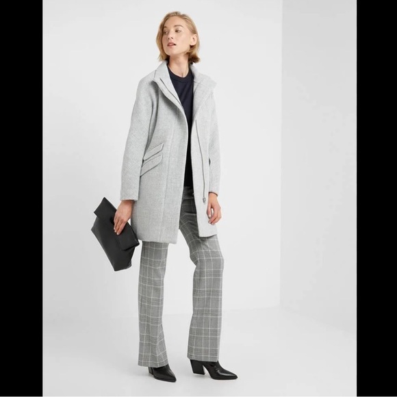 J.Crew Green Cocoon Coat in Italian Stadium-Cloth Wool - Picture 7 of 10